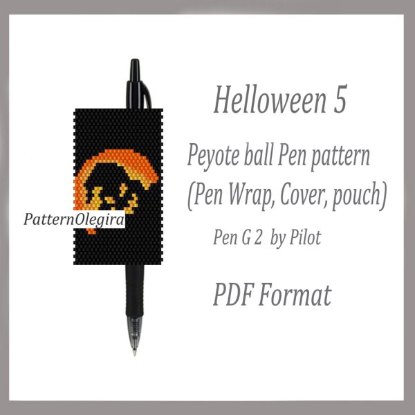 HALLOWEEN 5 bead pattern PDF file