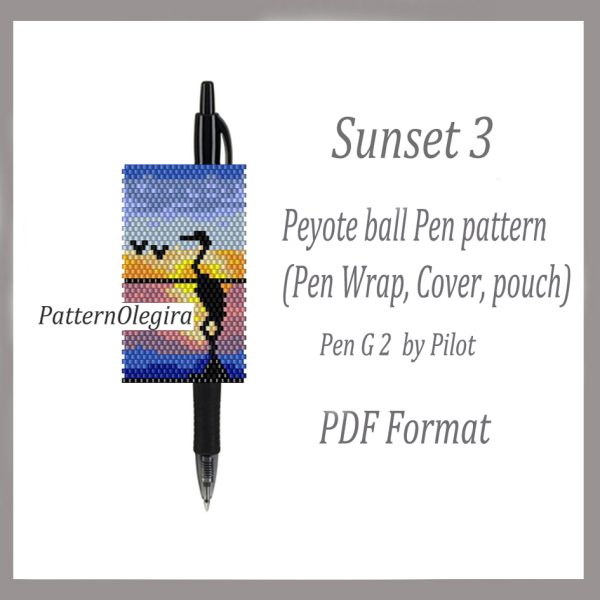 SUNSET 3 bead pattern PDF file