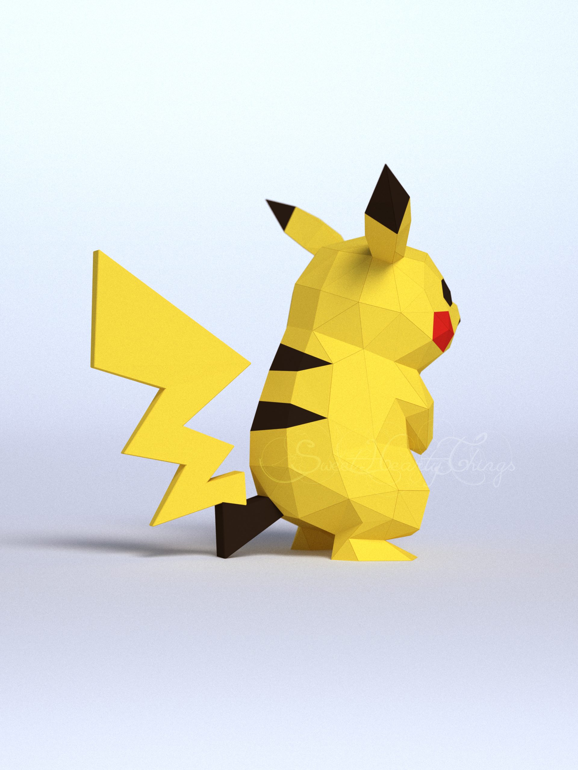 Pokemon Pikachu puzzle 3d dxf files free download - Free Vector