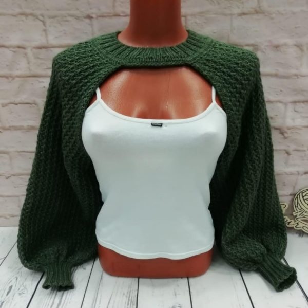 Shrug-crocheted