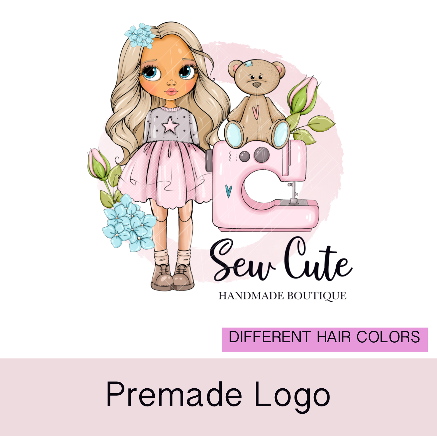 girly logos design