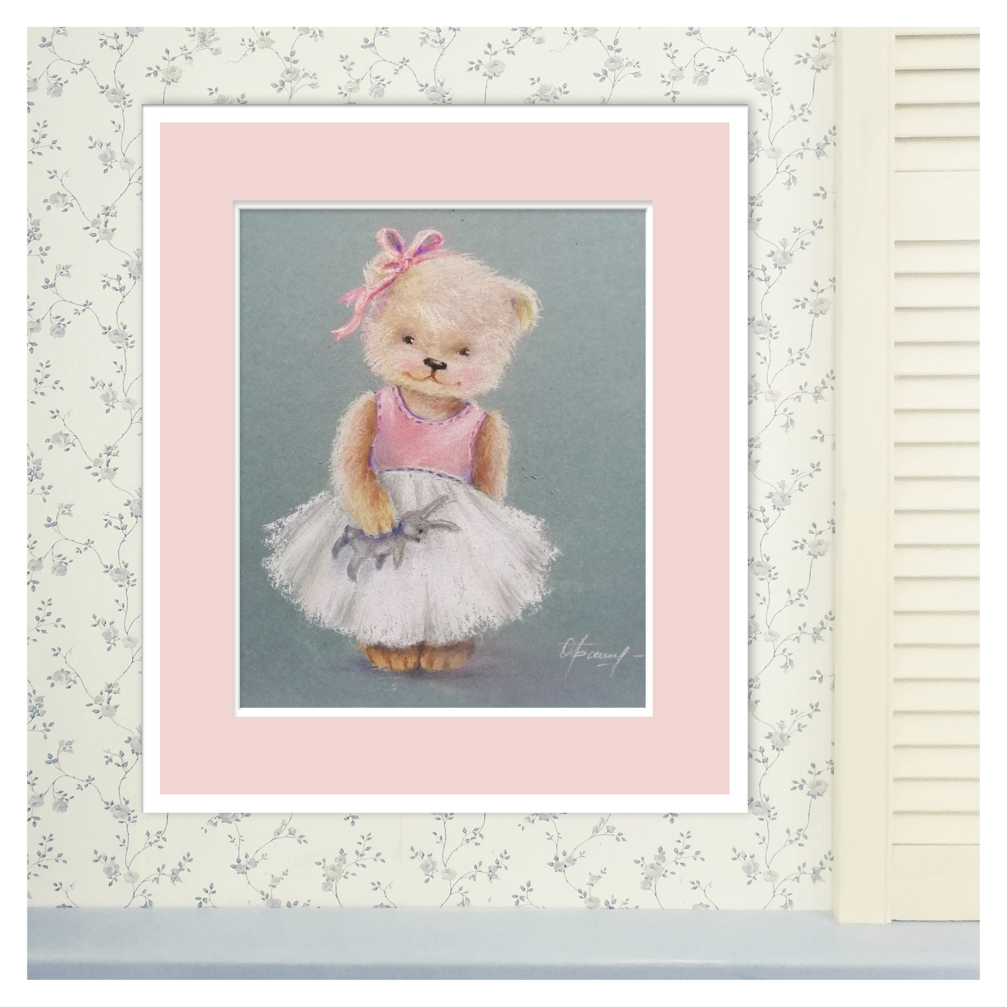 Teddy bunny frame6
