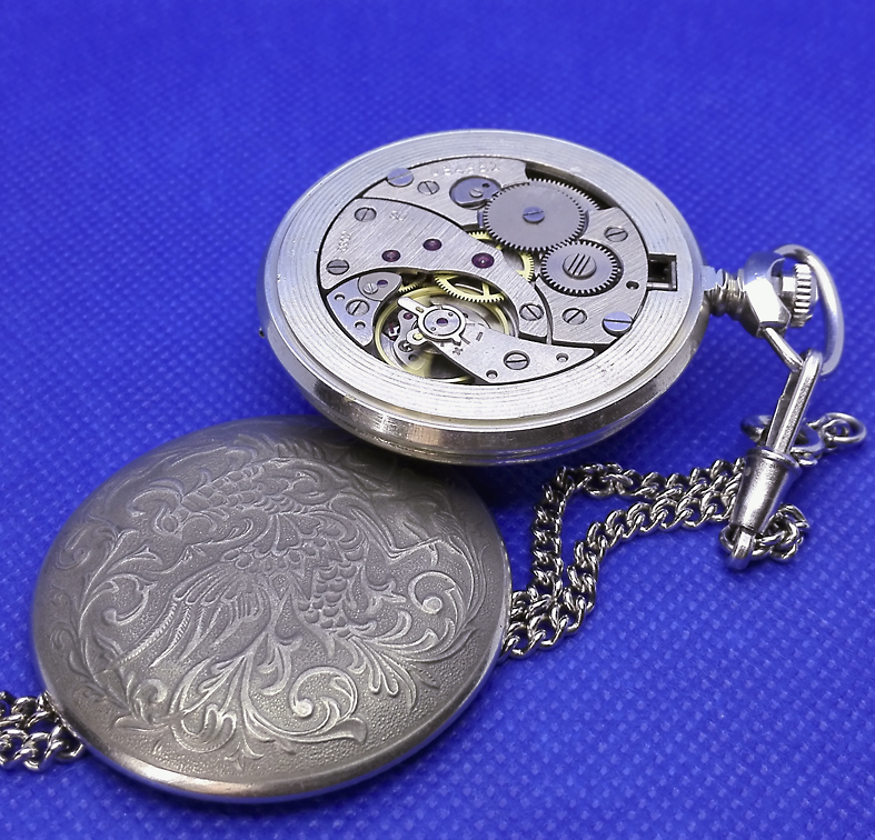 Antique Pocket watch.Three Graces.Vintage mens watch.Russian USSR 6 Antique Pocket watch.Three Graces.Vintage mens watch.Russian USSR - Image 6
