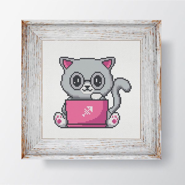 Small cat cross stitch