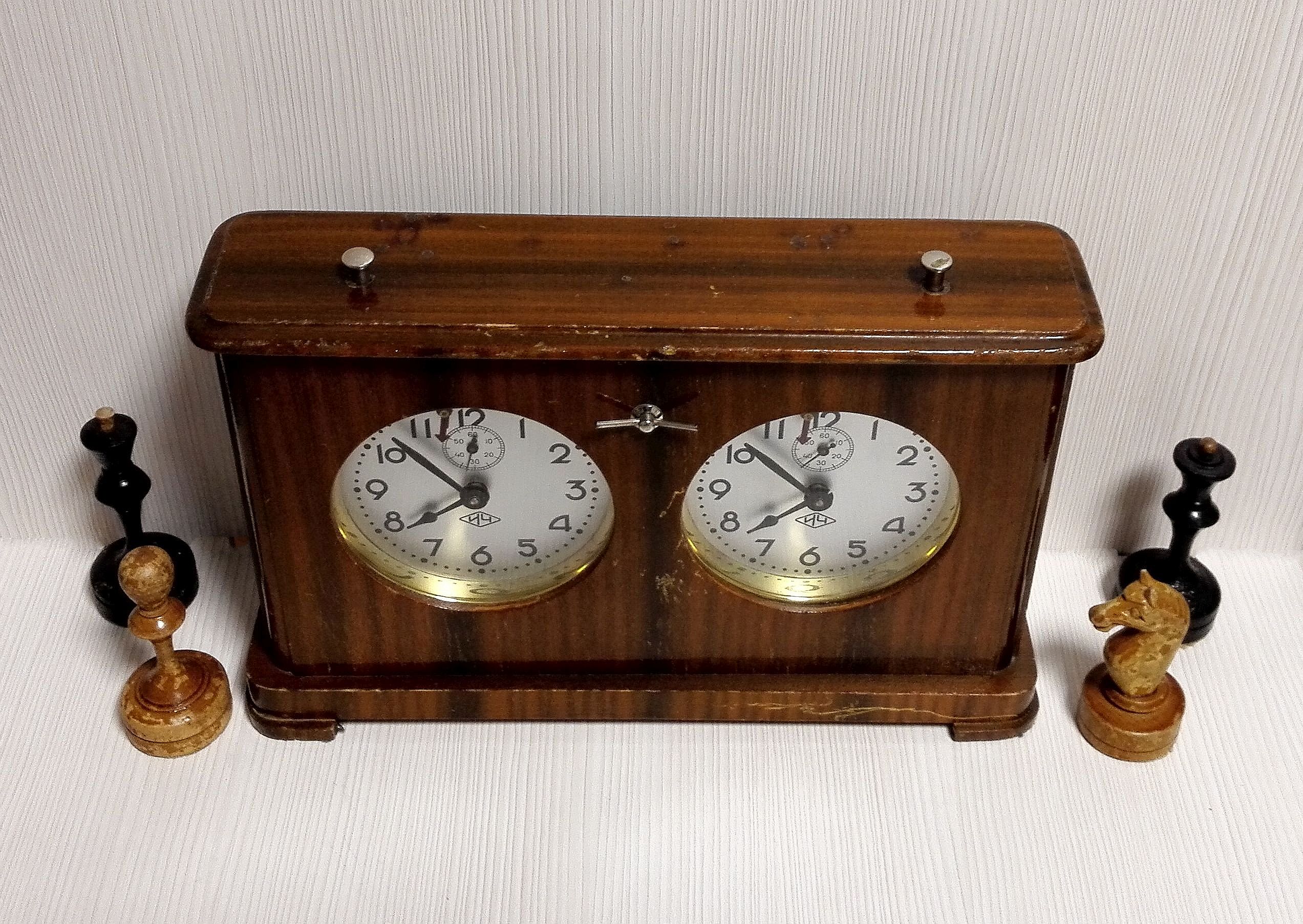 Soviet Wooden Chess Clock. Vintage Chess Clock. Chess Timer