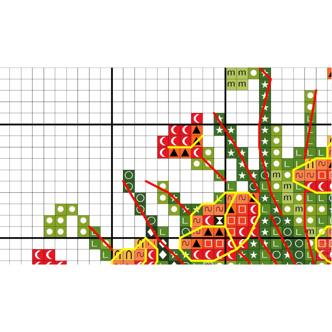 Poppy gnomes cross stitch pattern, summer cross stitch pattern 5 Poppy gnomes cross stitch pattern, summer cross stitch pattern - Image 5
