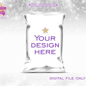 Any theme Custom Chips bag, Custom Party Favor, birthday décor
