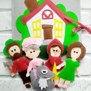 Quiet Book Little Red Riding Hood Baby book QuietBook PDF Pattern