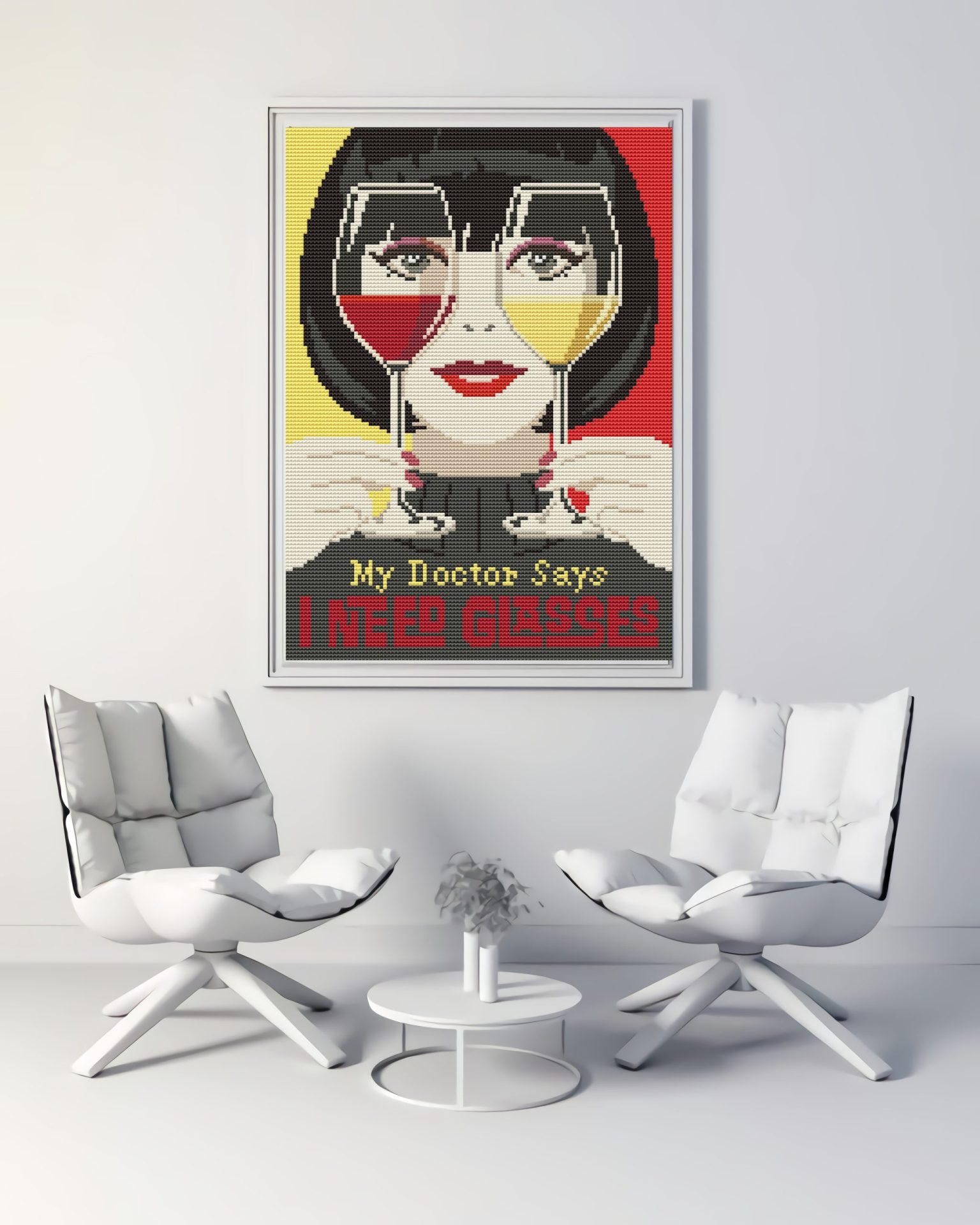 Cross-stitch pattern My doctor says i need glasses! This PDF file is available for instant download. 2022 3 My doctor says i need glasses