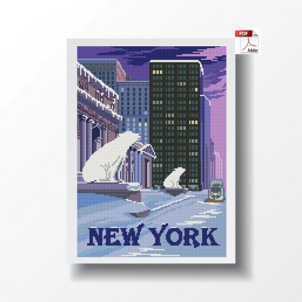 New York. White bears.