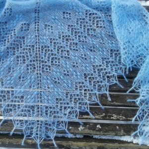 Beautiful Lace Shawl Knitting Pattern for Wedding, Evening