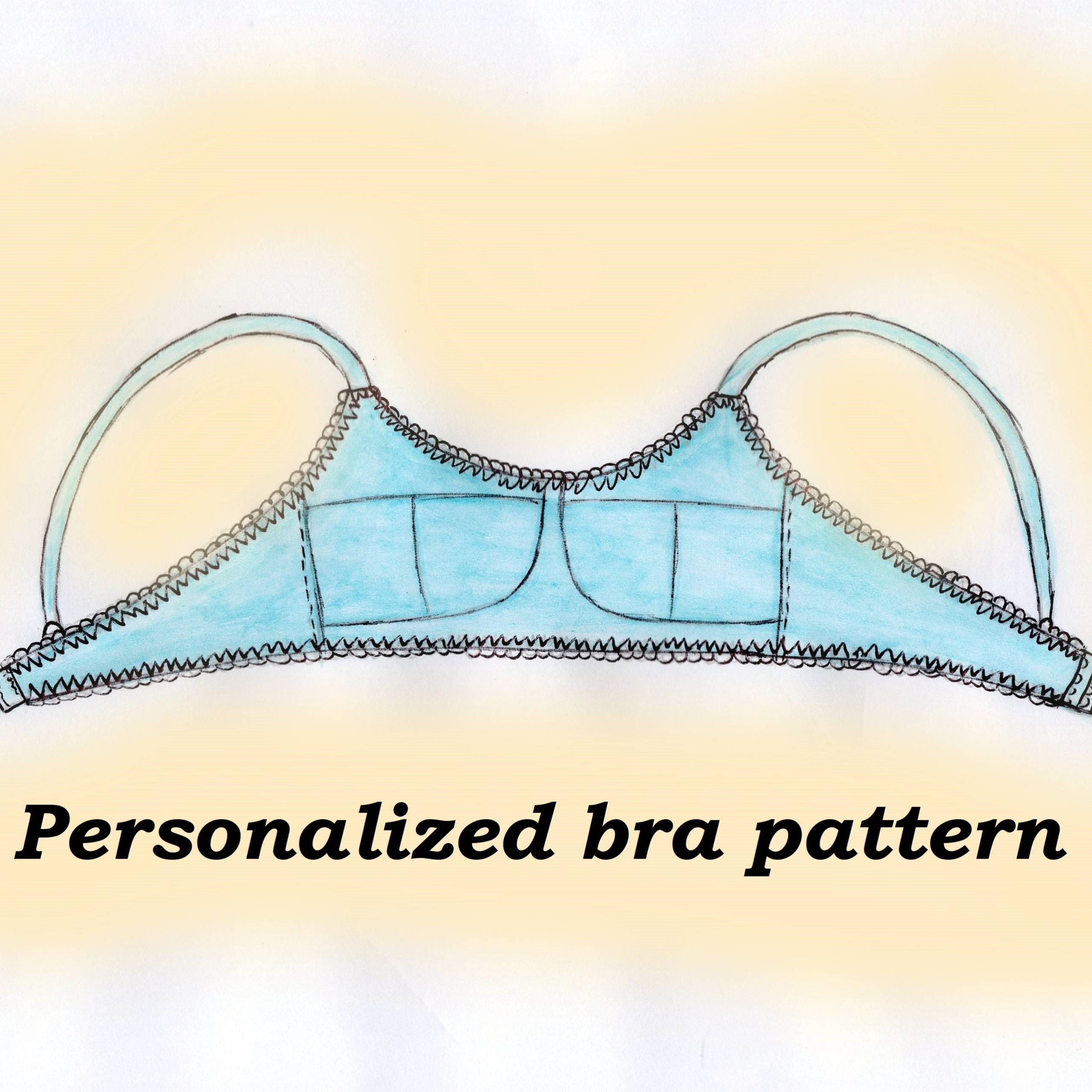 Girl bra pattern, Teen bra pattern, First bra pattern