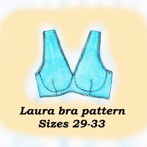 1950s bra pattern, Bullet bra pattern plus size, 50s pattern