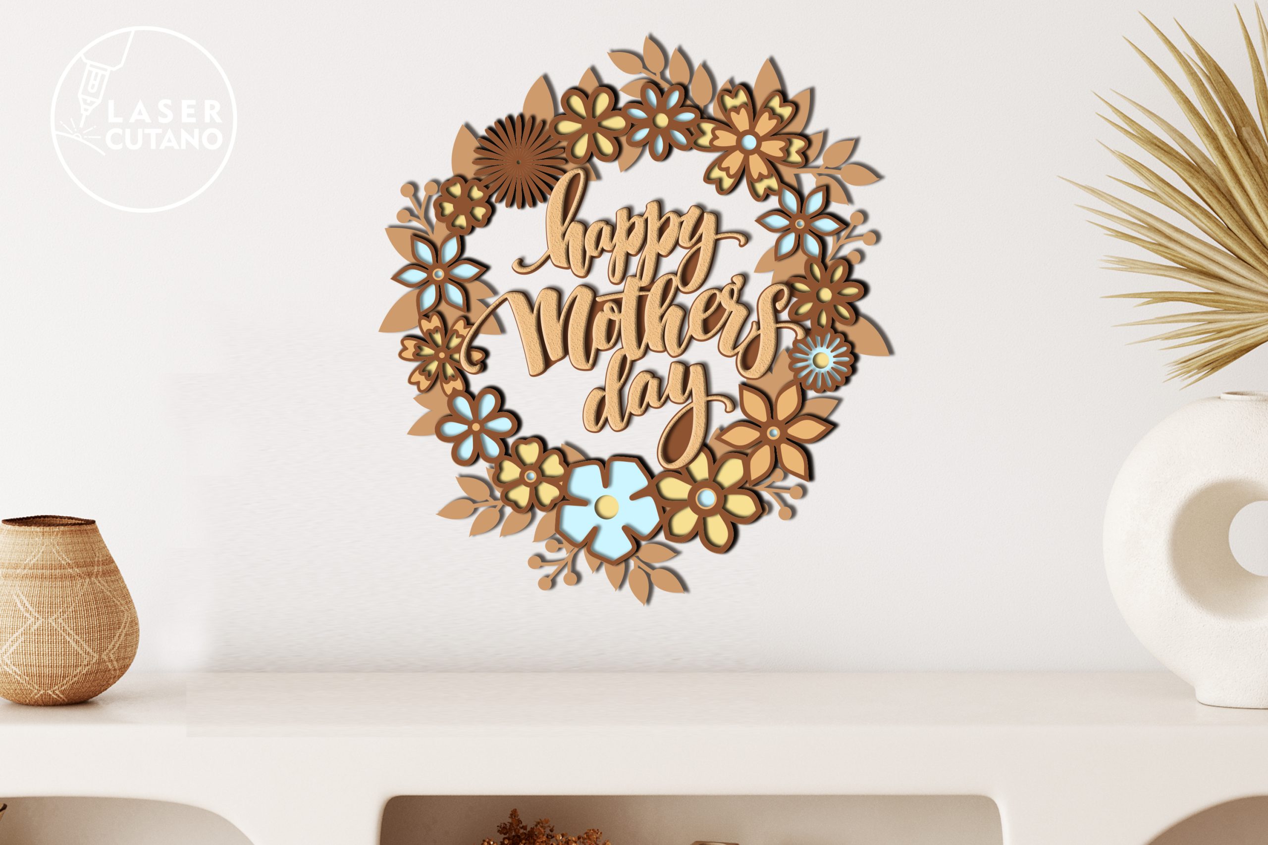 Mother's Day Gift Recipe Cutting Board Decoration Frame SVG