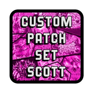 Set of textile patches in different sizes Scott