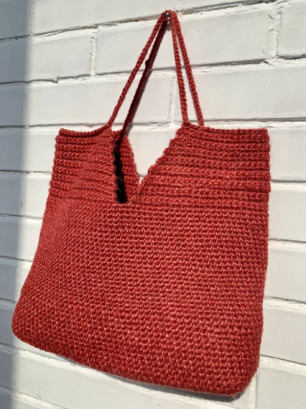 Crochet pattern Eco jute tote bag Beach bag PDF Video Tutorial 6 Crochet pattern Eco jute tote bag