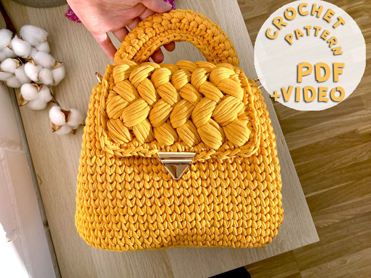 DIY crochet bag. - Free Crochet Patterns for beginner.