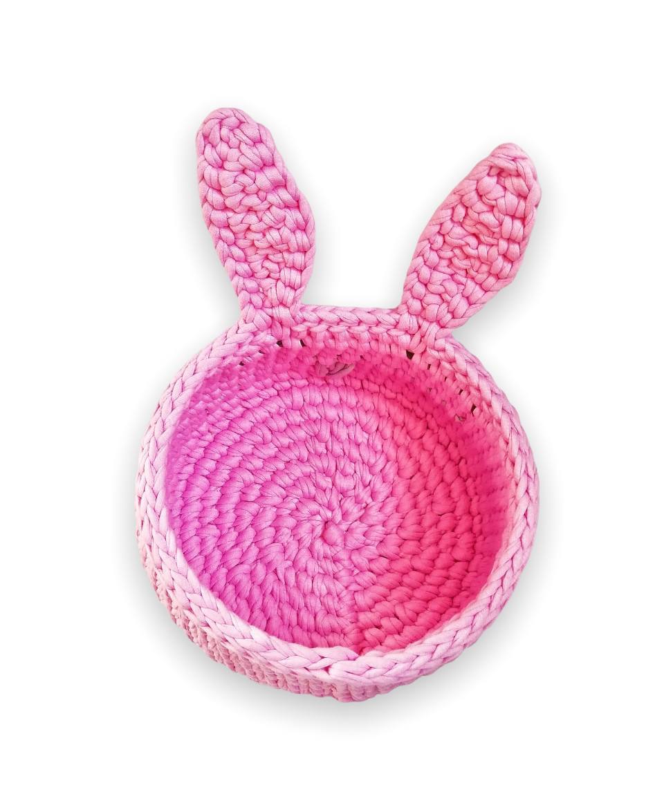 Crochet animal bunny basket PATTERN pdf 5 Crochet animal bunny basket pattern