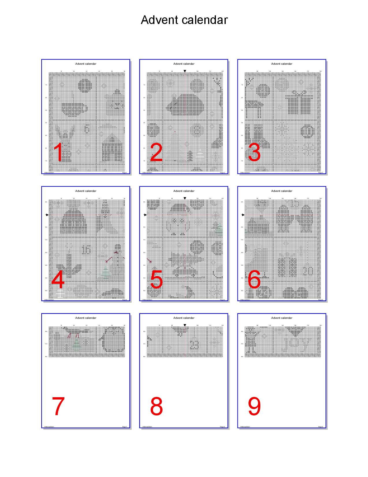 CHAT] 2 Advent calendars to start tomorrow! : r/CrossStitch