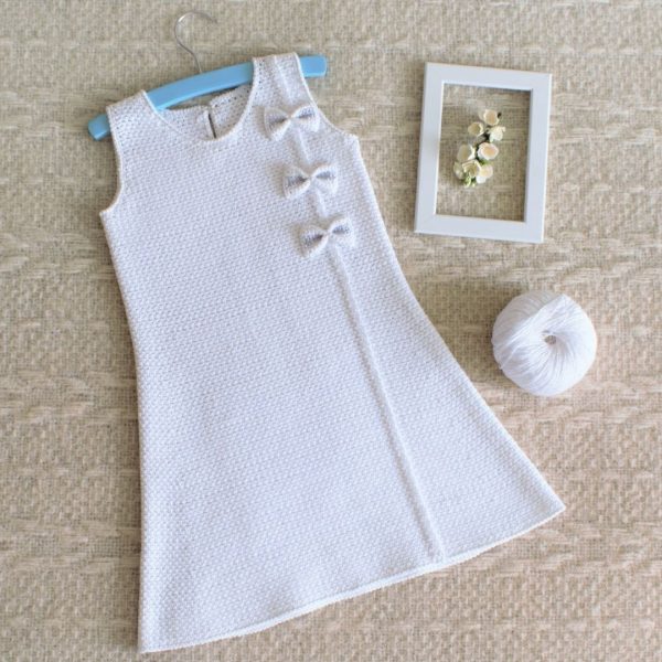 Crochet baby dress pattern