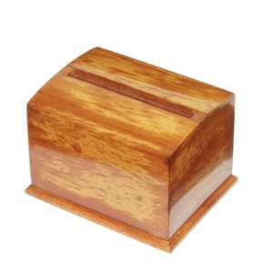 Wooden Cigarette Case Holder Cabinet Box Karelian birch USSR 1950’s Free shipping
