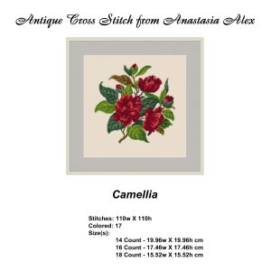 Berlin Woolwork Camellia Bouquet 36