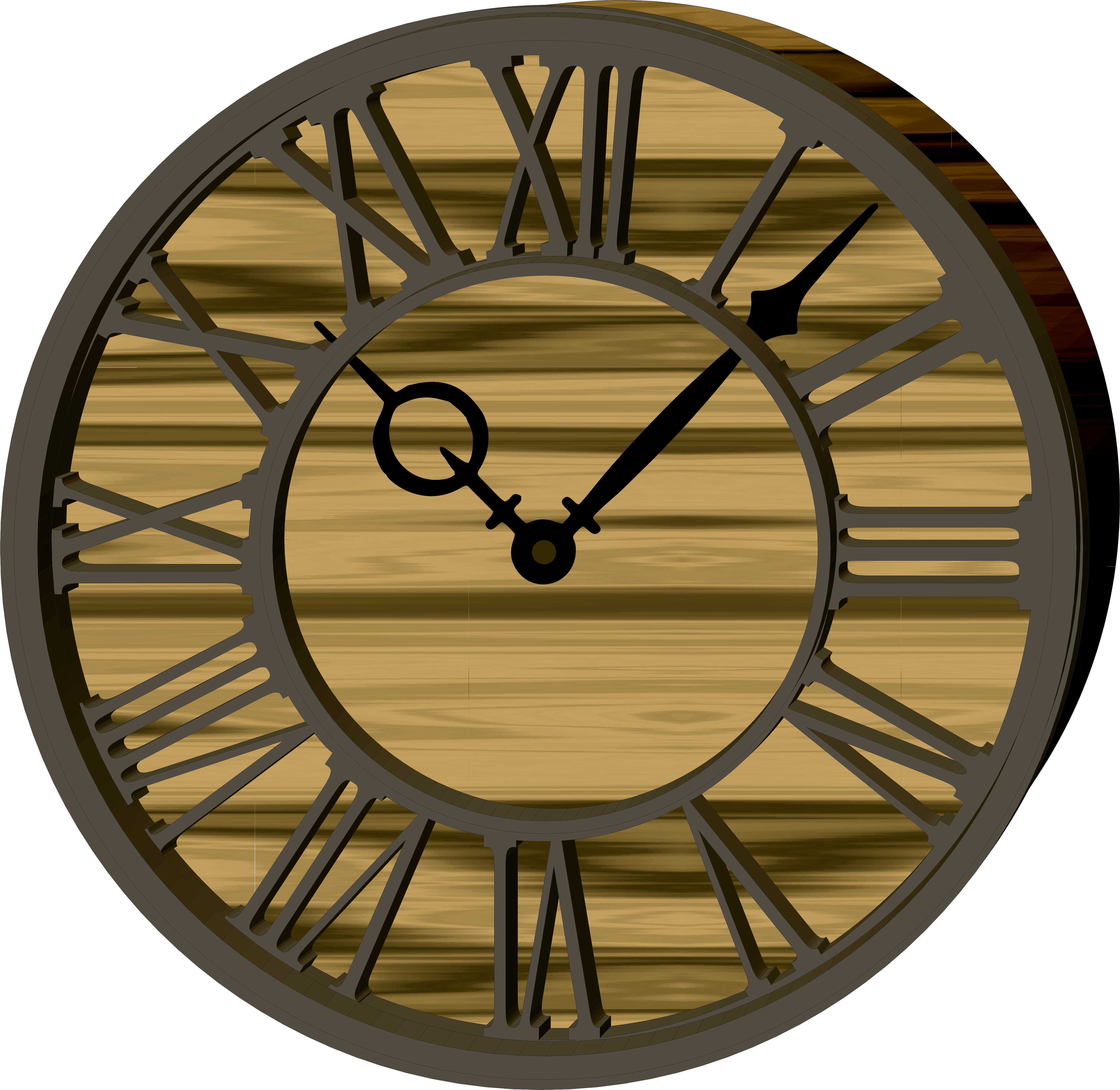 Clock Face Svg, Clock Face Template Cut File, Clock Face Png