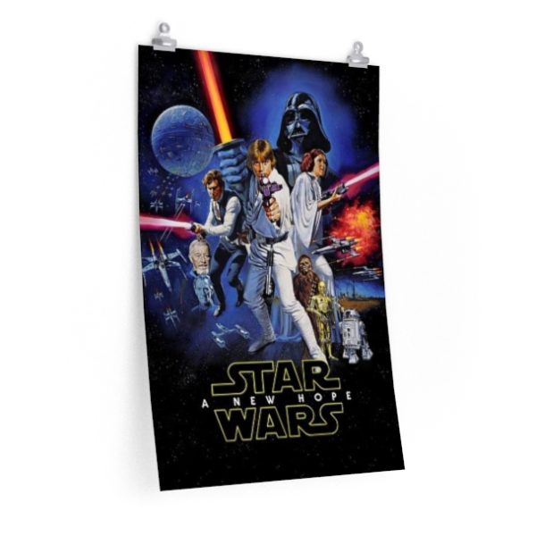Star Wars movie poster A new Hope digital download