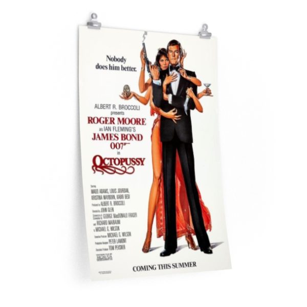 James Bond movie poster Octopussy digital download