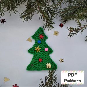 Casa 864 Mini Christmas tree knitting pattern, Christmas knitting patterns