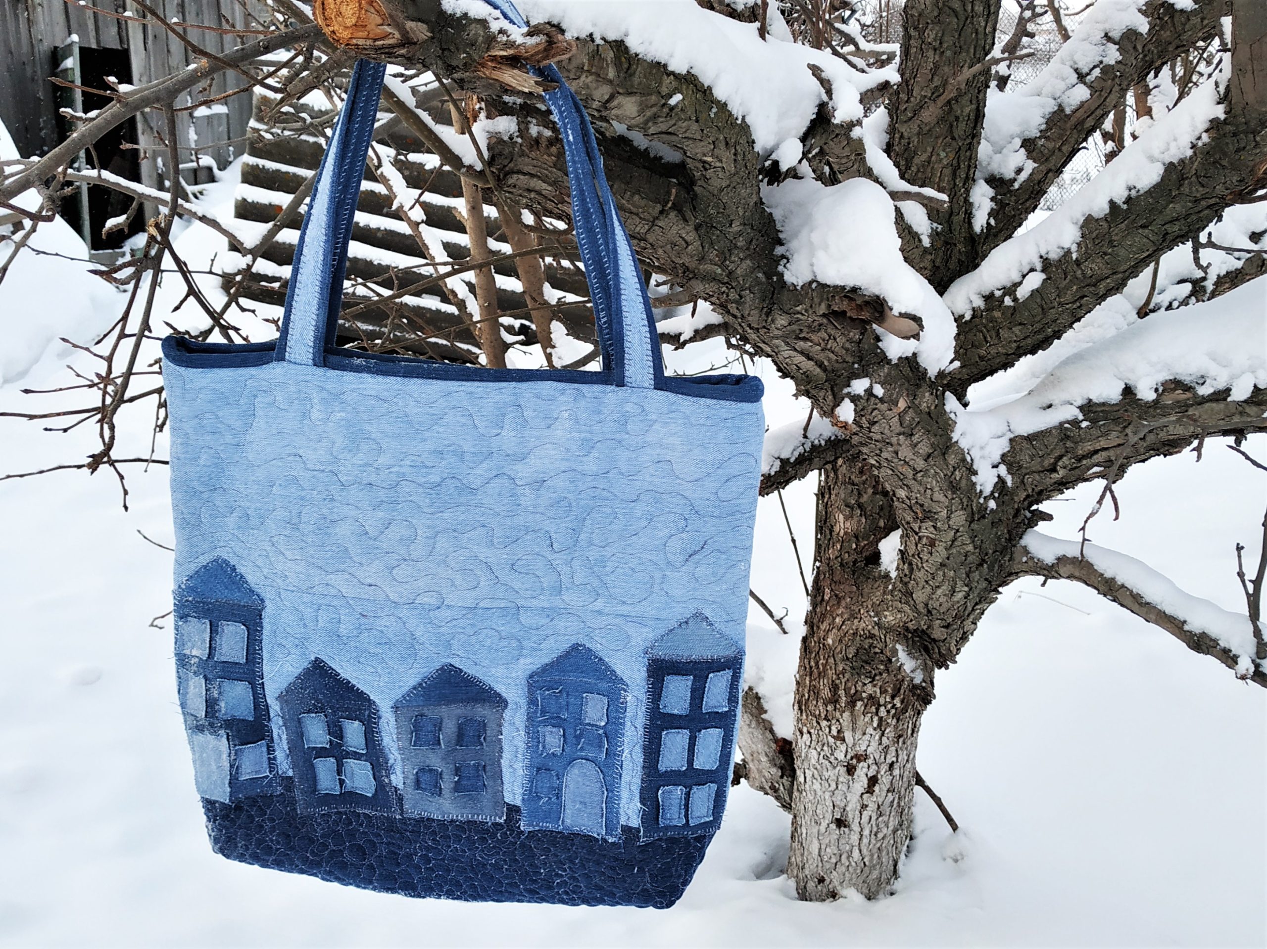 Upcycled Denim Tote Bag Project - The Sewing Directory