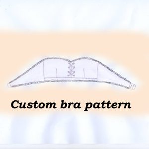 Vintage bra pattern, 1970s pattern, Viviane, Size 23-27