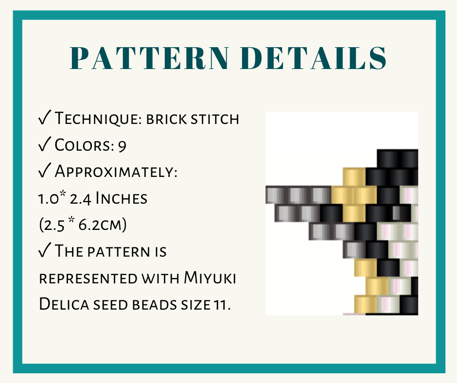 Brick stitch Woodpecker bead pattern 2 brickstitchbeadpattern