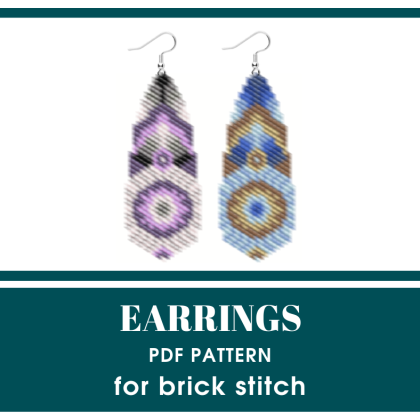 earrings bead pattern
