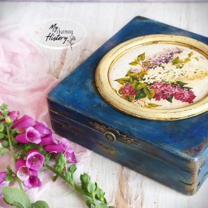 Handmade Marketplace 669 Large wooden jewelry box, unique gift for mom
