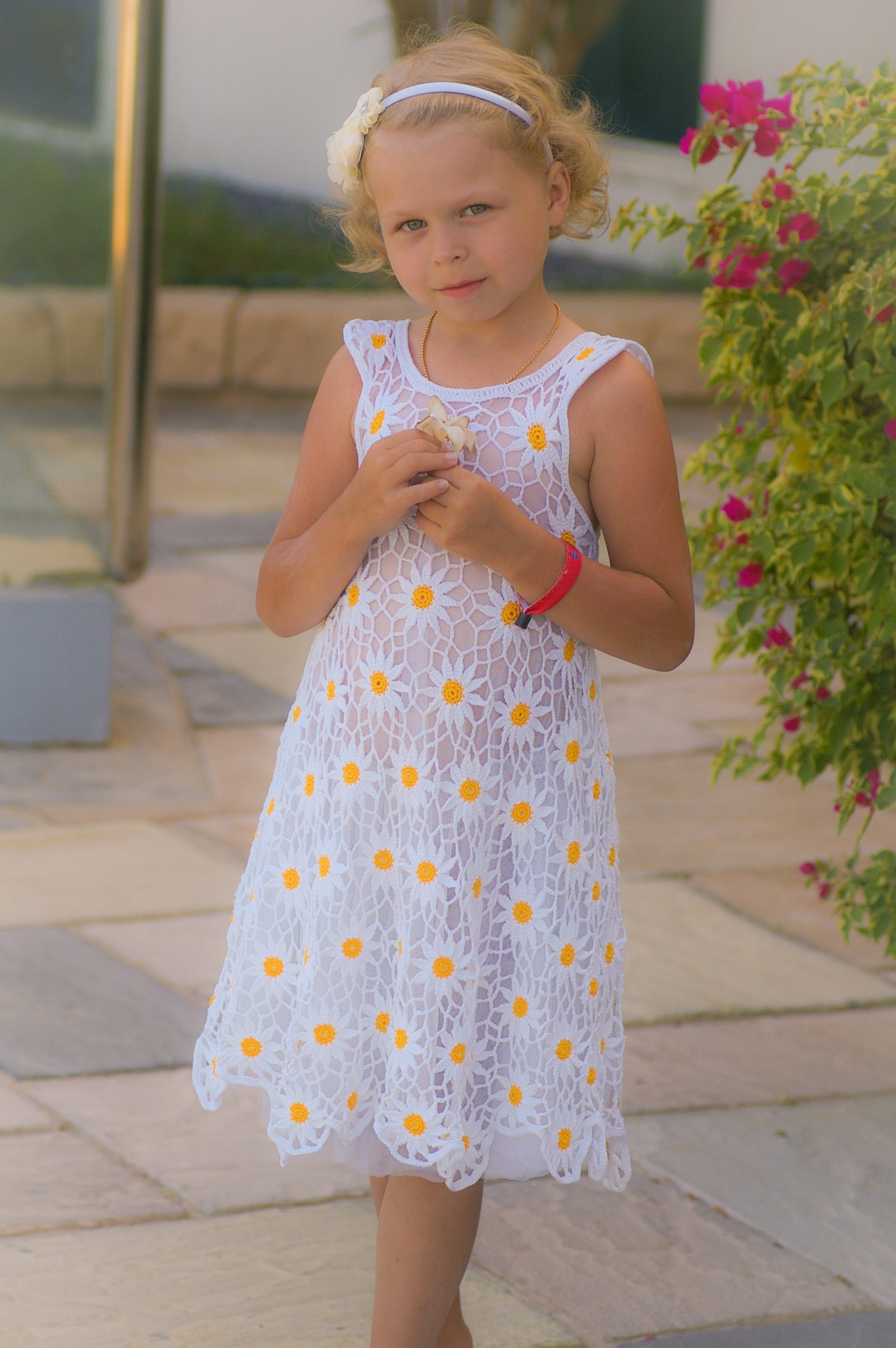 Girls crochet 2025 dress pattern