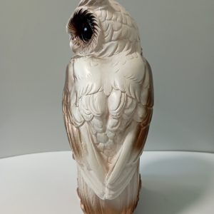 8 inch Ceramic Owl Statue, Ceramic owl figurine for home decor