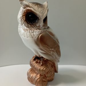 8 inch Ceramic Owl Statue, Ceramic owl figurine for home decor