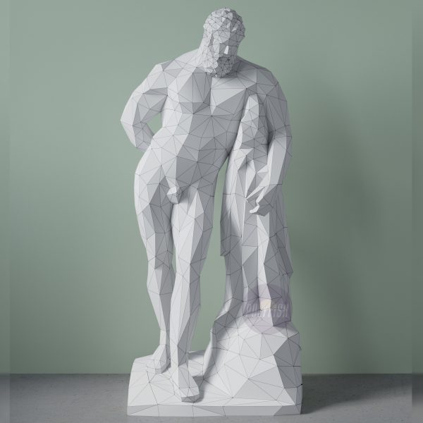 DIY Farnese Hercules template Papercraft PDF