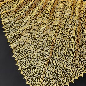lace linen shawl