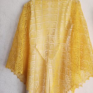 lace linen shawl