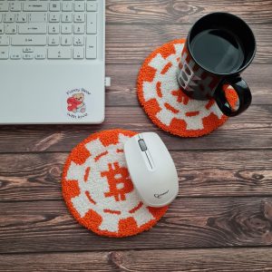 Bitcoincoinscoastersetof2Homeofficedecormenwomenteens