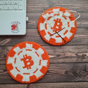 Bitcoincoinscoastersetof2Homeofficedecormenwomenteens