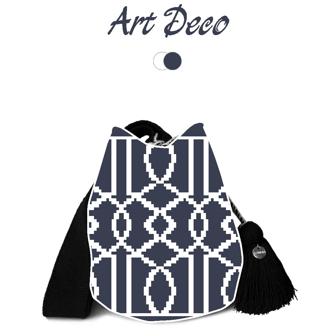 Wayuu mochila bag patterns Set Art Deco Crealandia