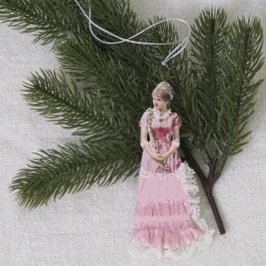 Victorian lady ornaments