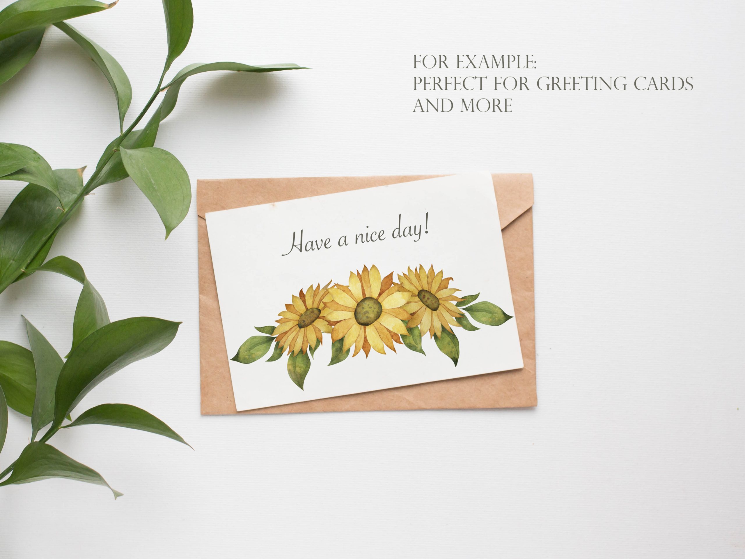 Sunflower arrangements with cat. Cute kitten and flowers clip art 6 Sunflower arrangements with cat. Cute kitten and flowers clip art - Image 6
