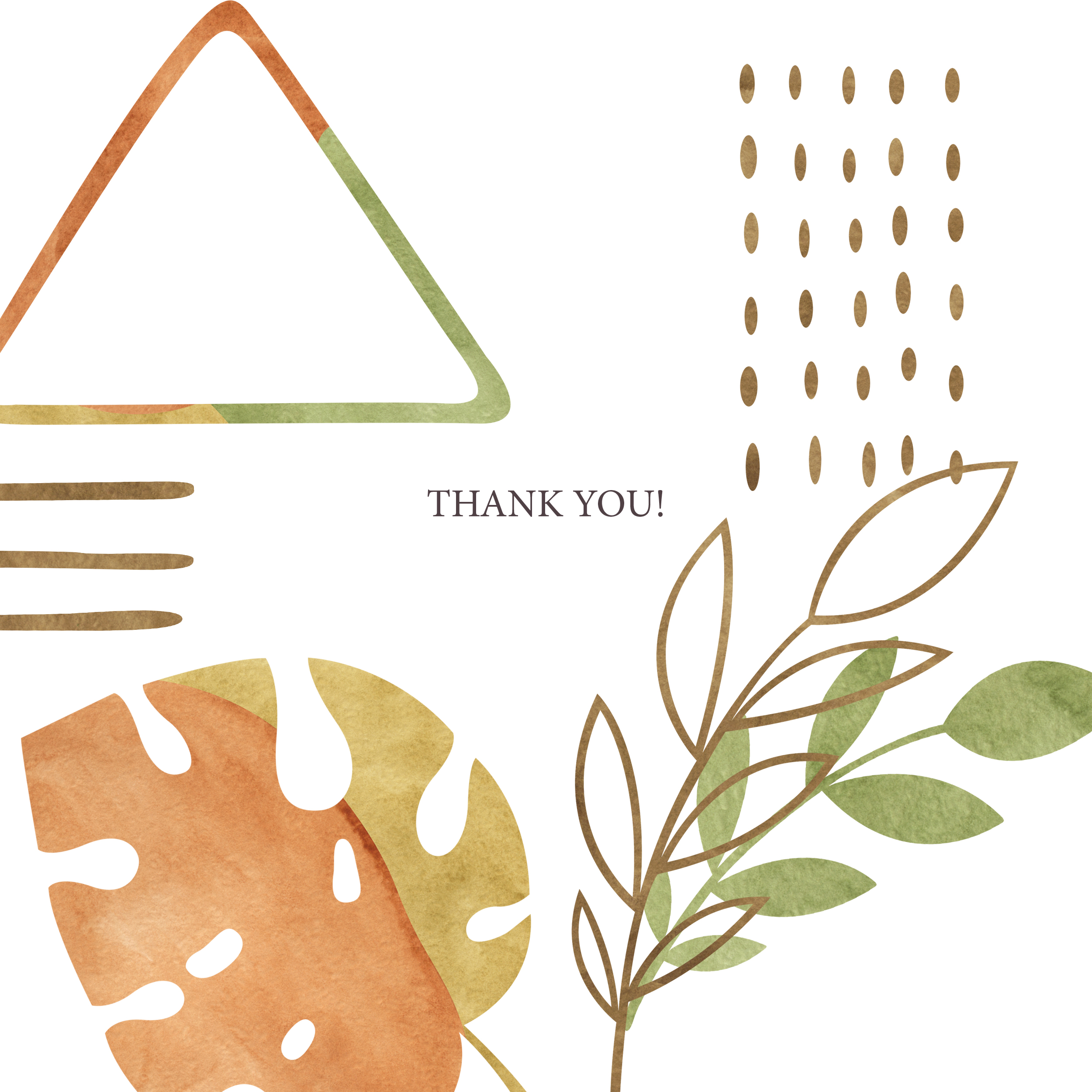 Watercolor modern abstract shapes clipart. Botanical compositions 7 Watercolor modern abstract shapes clipart. Botanical compositions - Image 7