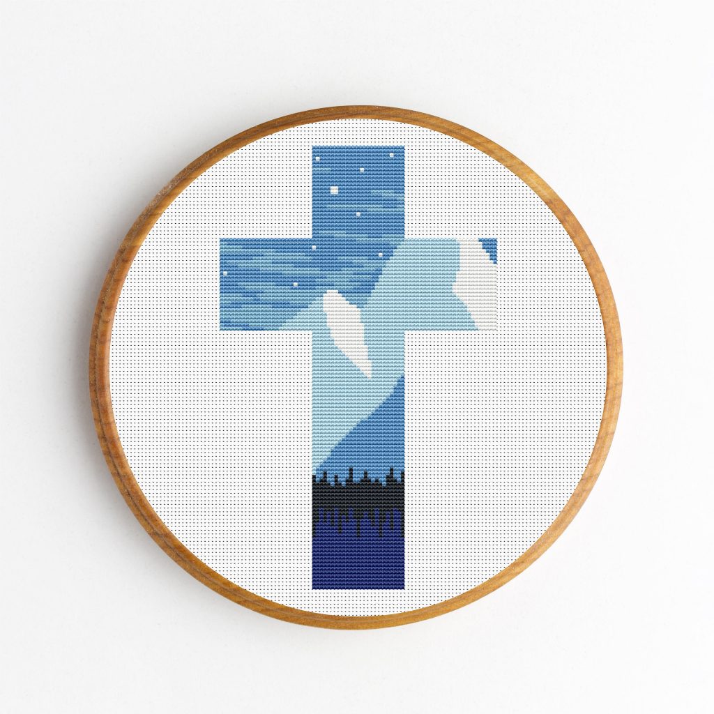 Christian Cross Stitch Pattern Religious Embroidery Gift 2 christian-cross-stitch-pattern-religious-embroidery-gift-2