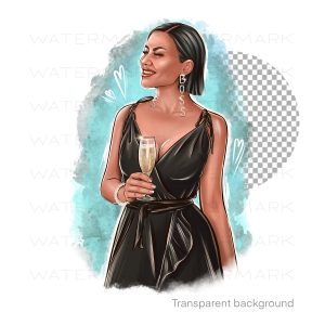 Lady Boss, sexy woman digital art