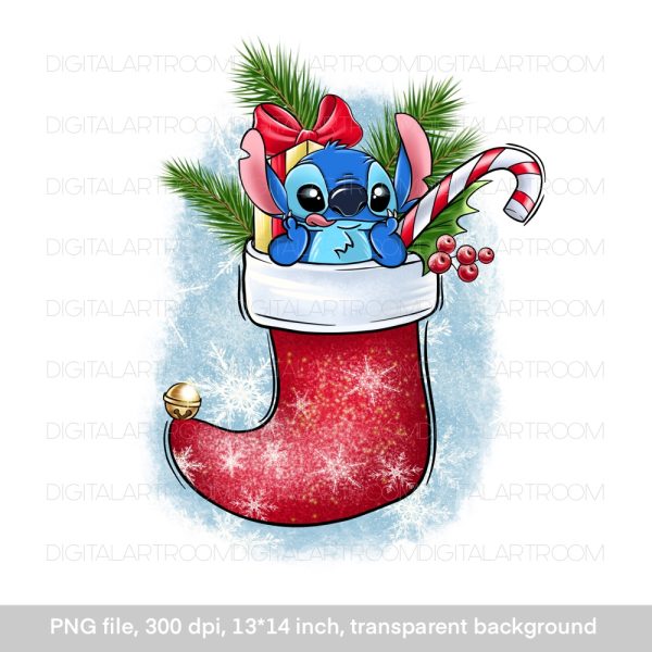 Christmas Stitch illustration, sublimation design, printing